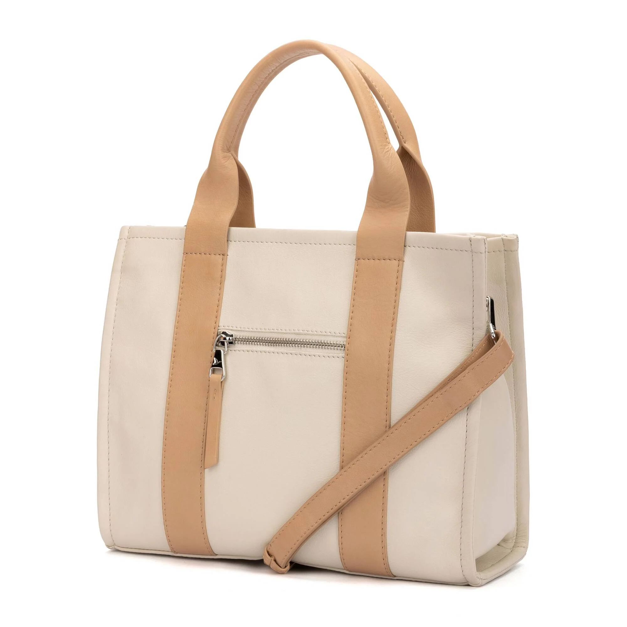 Sac à main femme ALCUDIA avec fermeture éclair et poignées doubles
