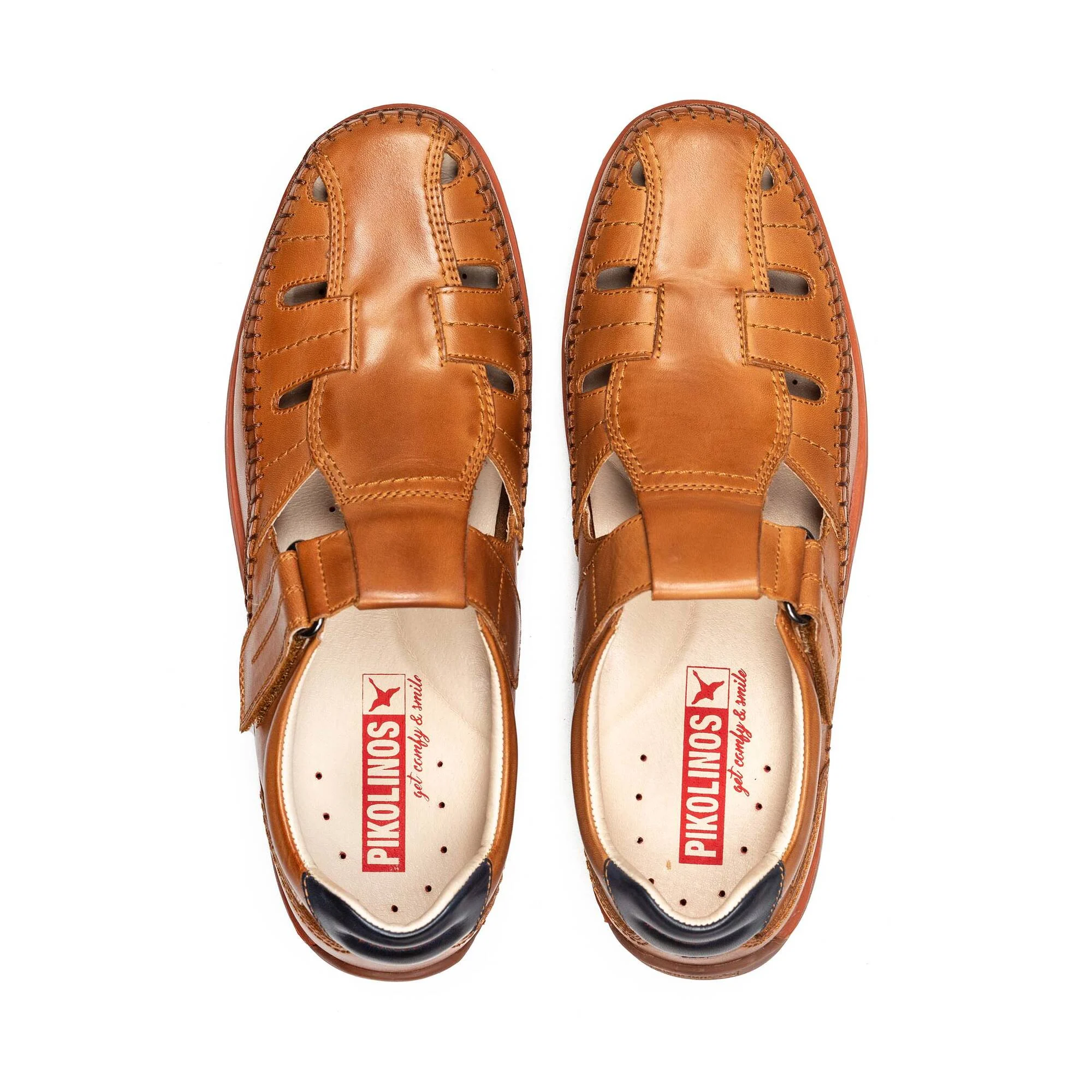Sandales plates pour homme Marbella avec fermeture à boucle