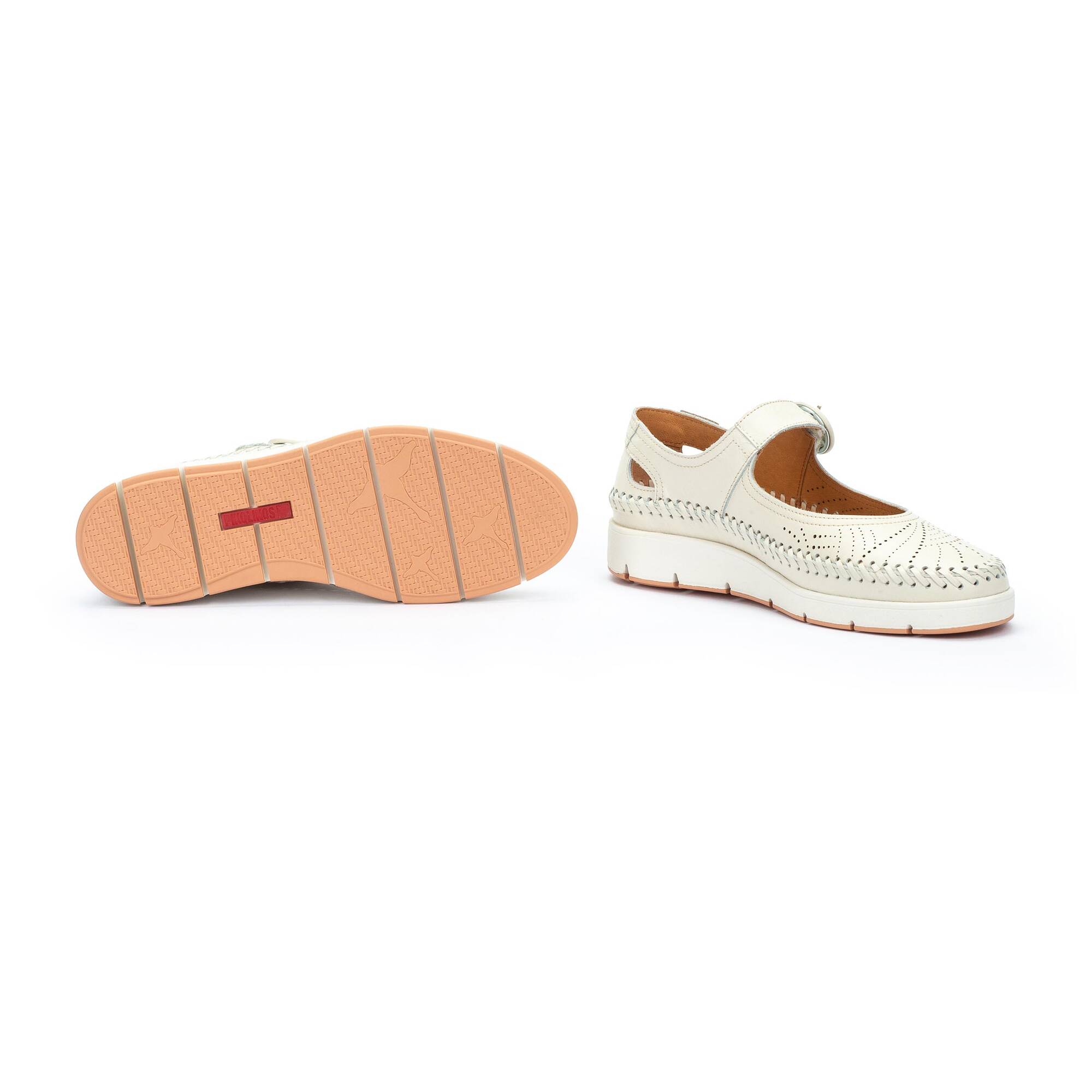 Mocassins féminins TENERIFE à fermeture velcro