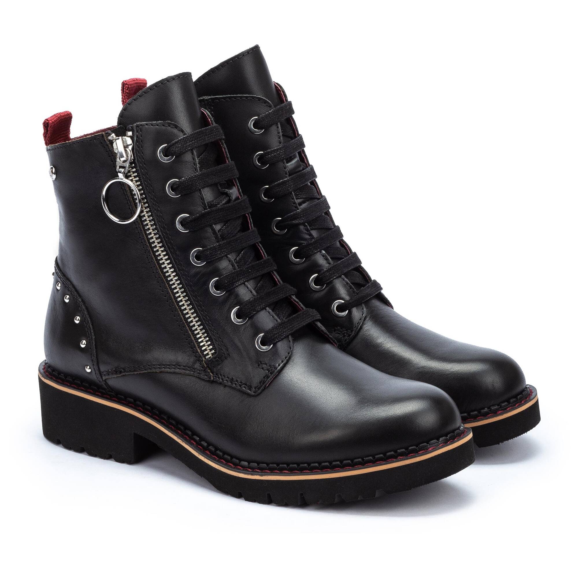 Bottes cheville motard à lacets VICAR