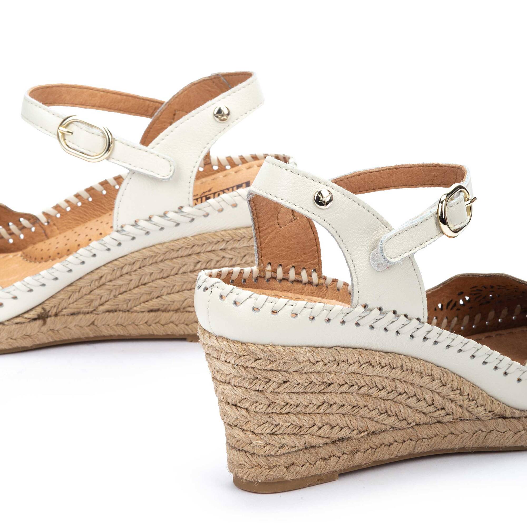 Sandales à talon compensé pour femme VILA avec fermeture velcro