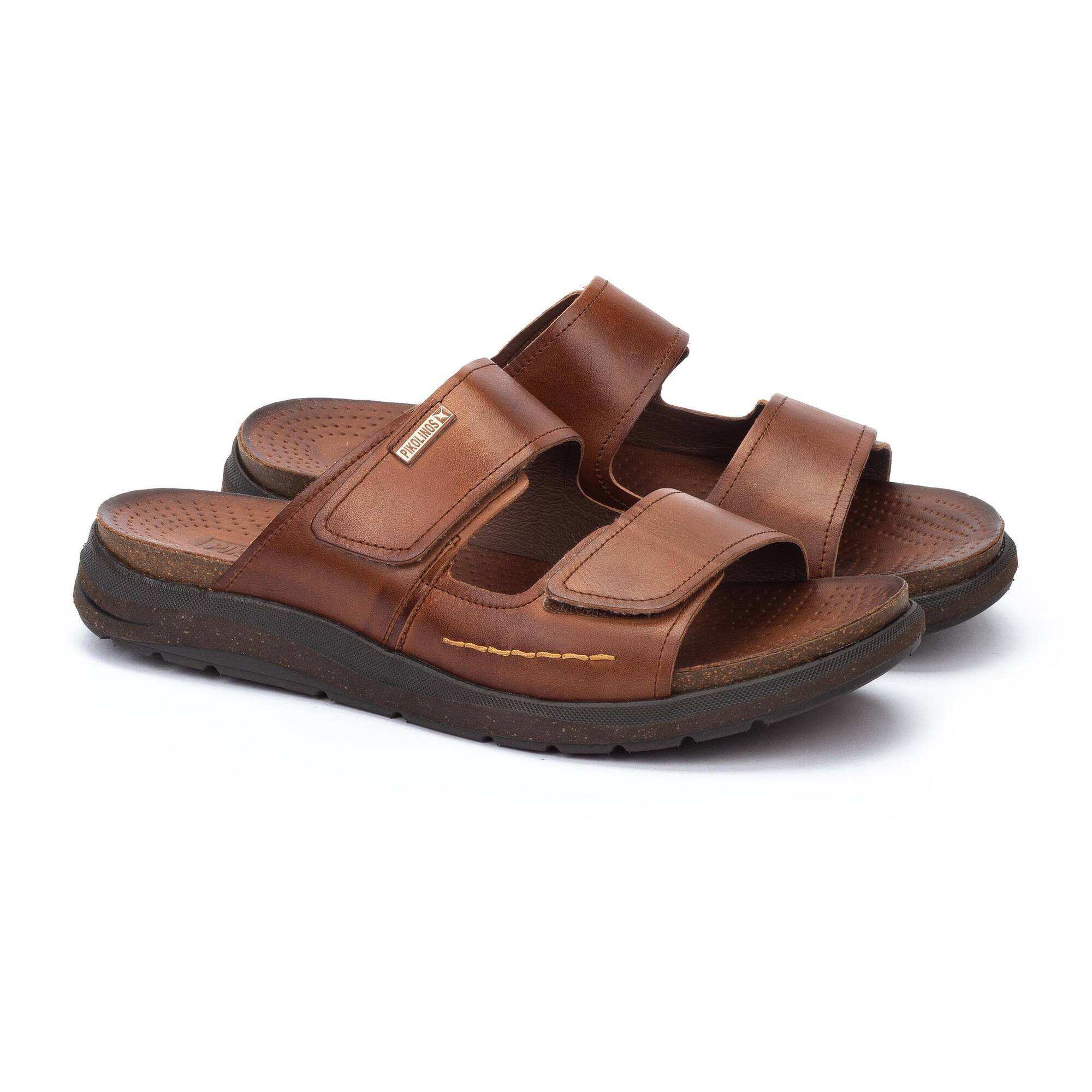 Sandales plates pour homme NIJAR avec fermeture à boucle