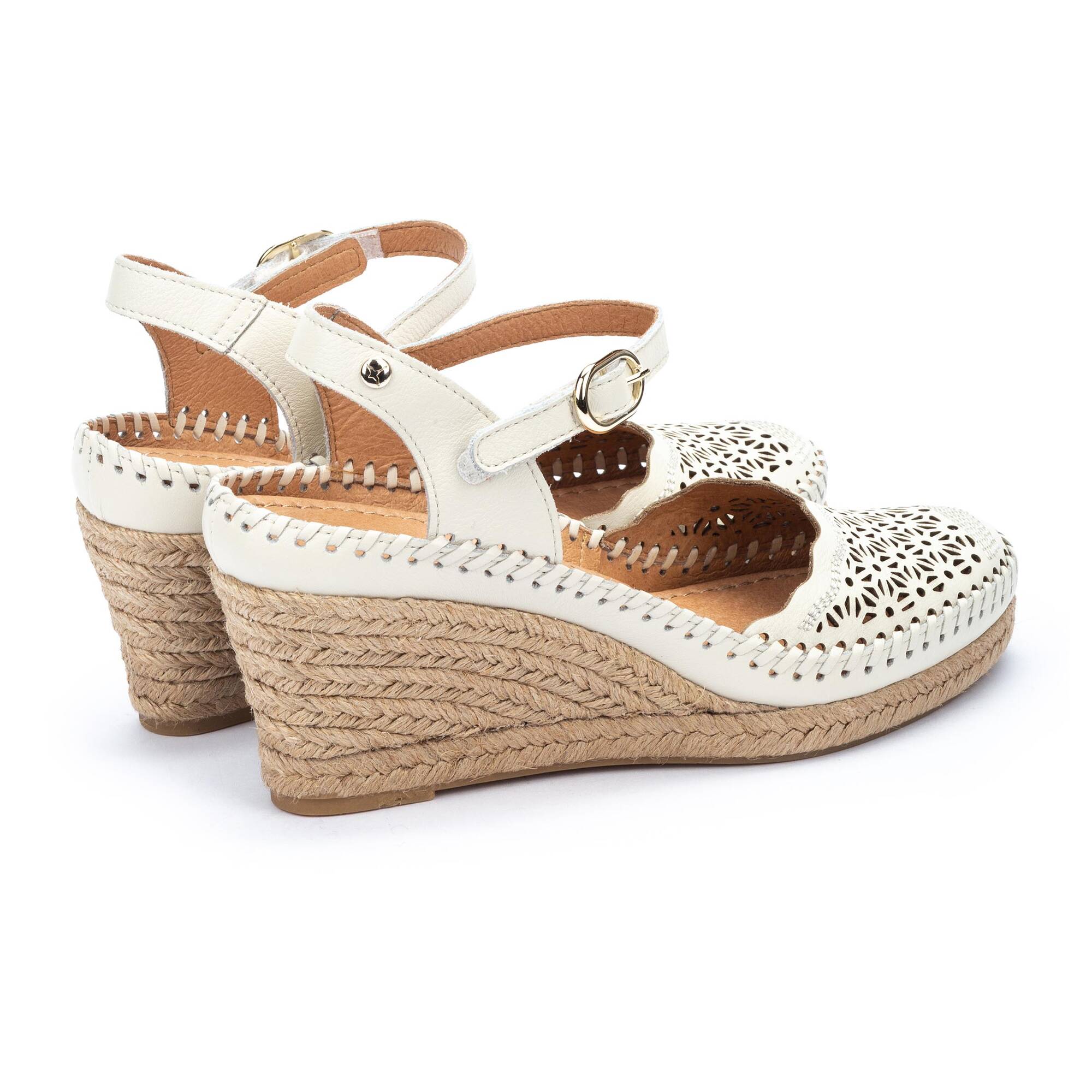 Sandales à talon compensé pour femme VILA avec fermeture velcro