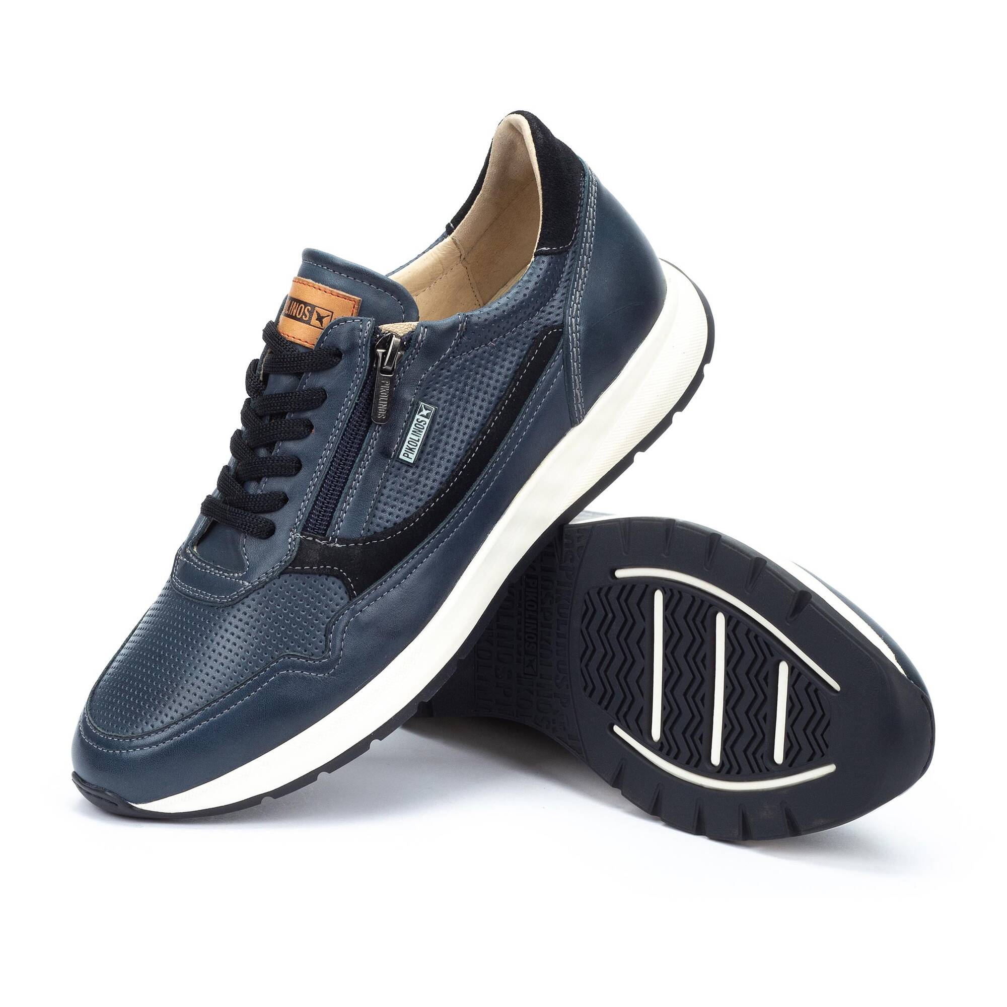 Chaussures de sport homme Getafe à lacets et fermeture éclair