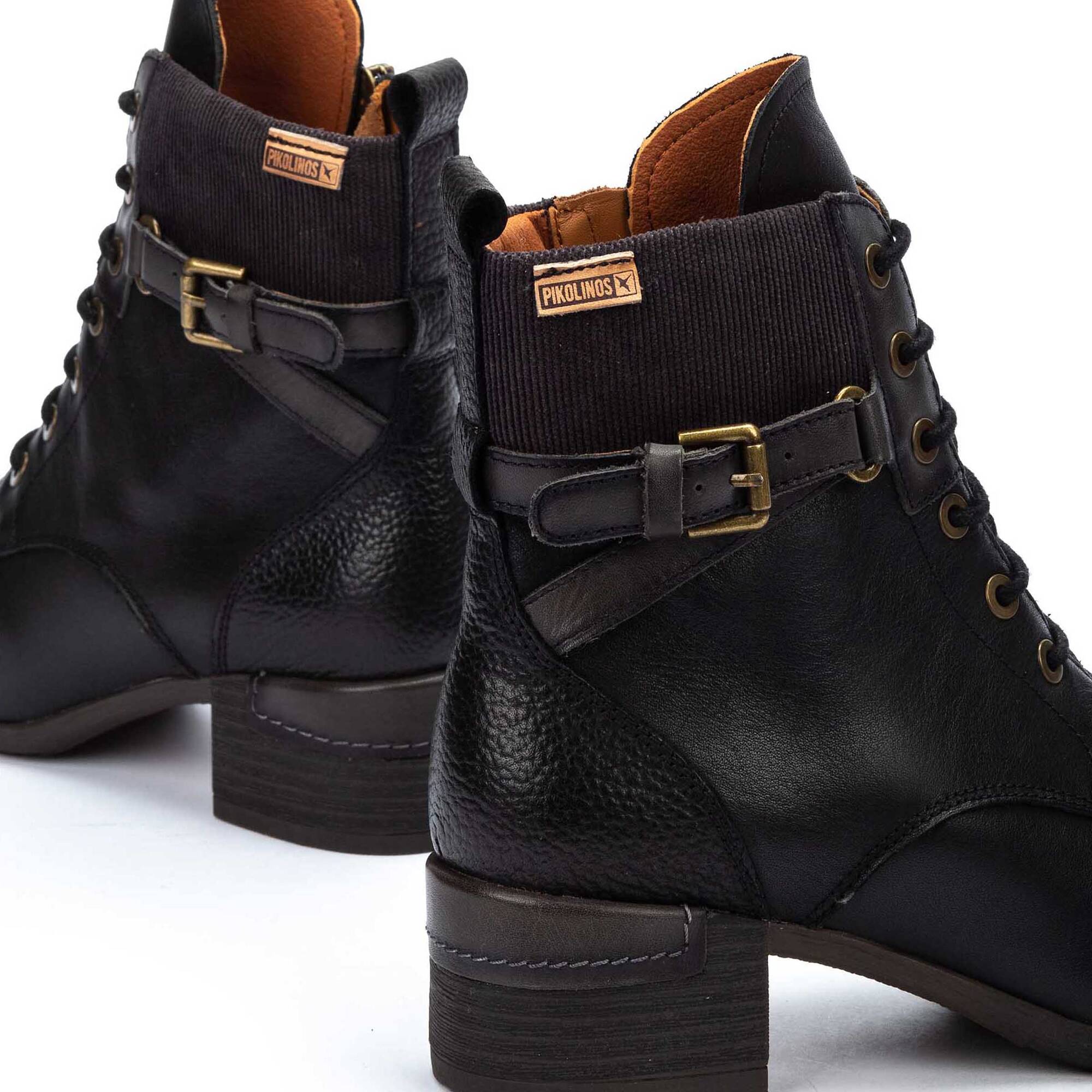Bottes cheville à lacets pour femme MALAGA