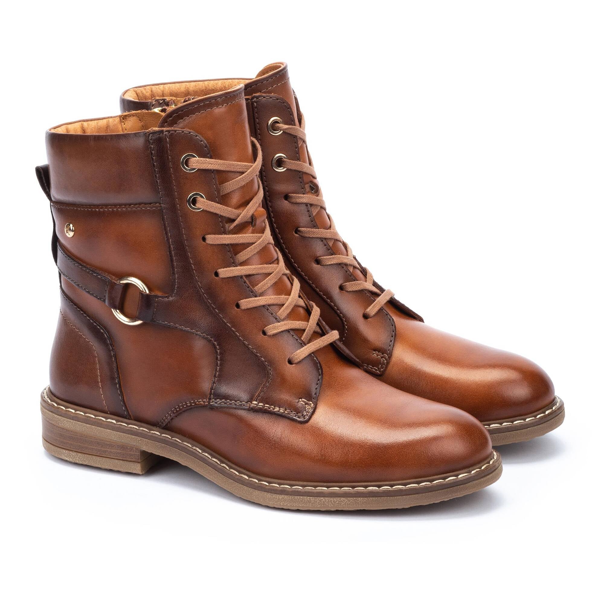 Bottes hautes cheville à deux tons ALDAYA