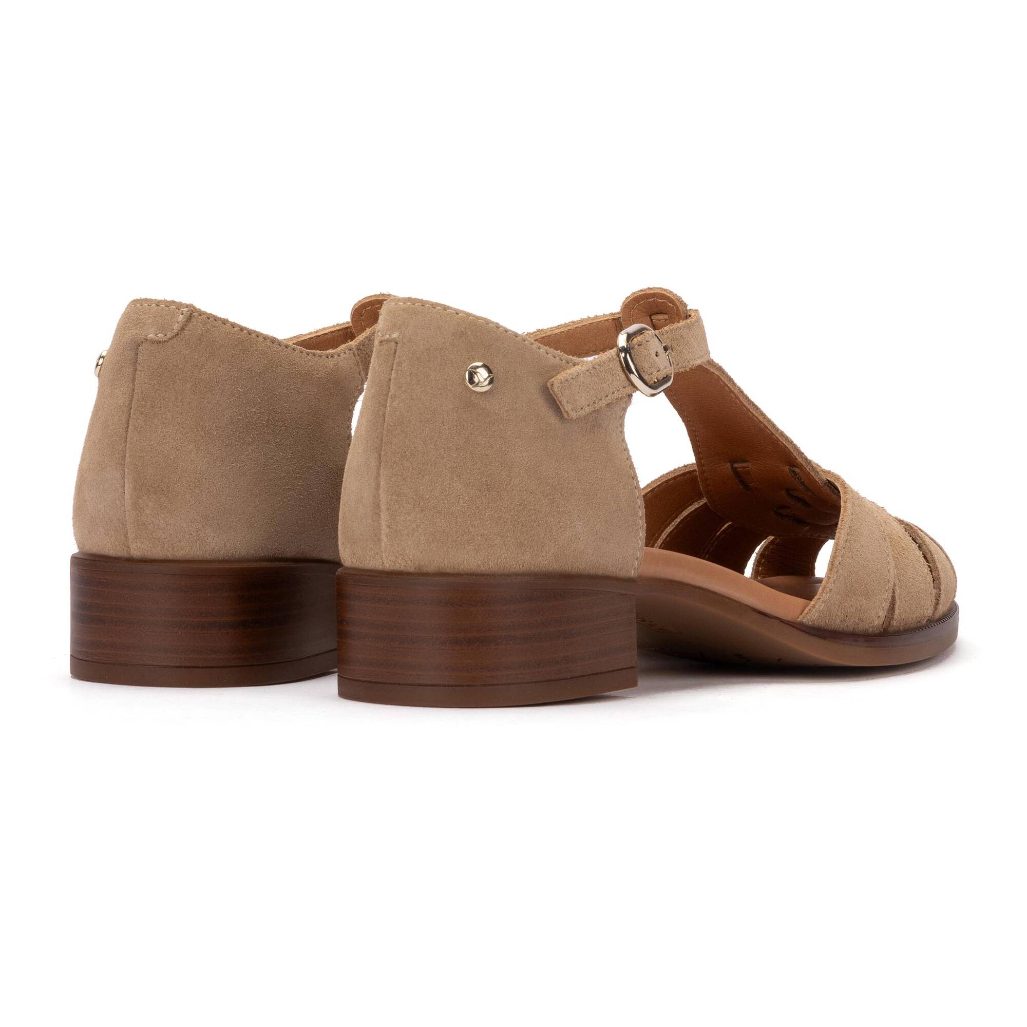 Chaussures féminines semi-ouvertes VALENCIA à boucle