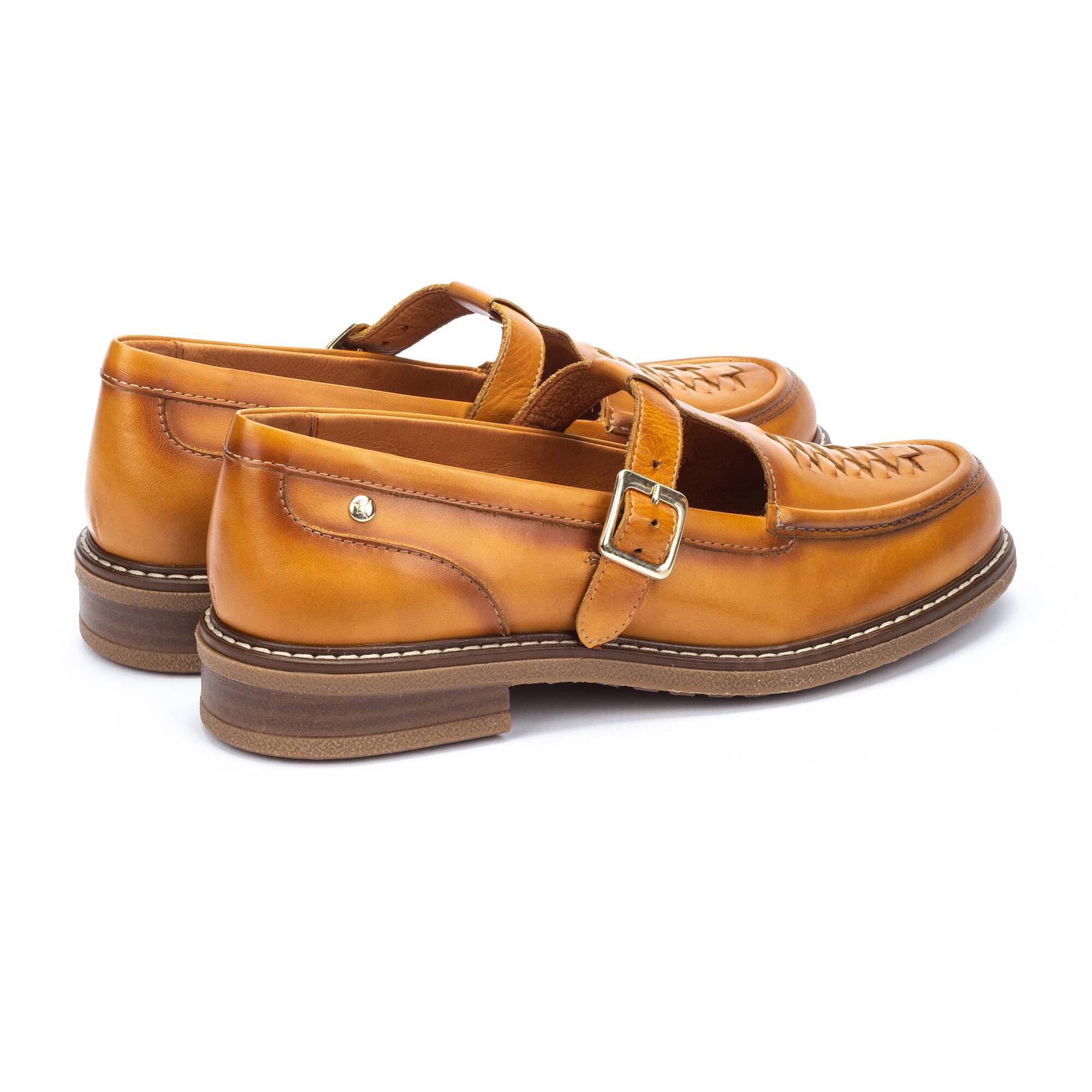 Mocassins en cuir tressé ALDAYA