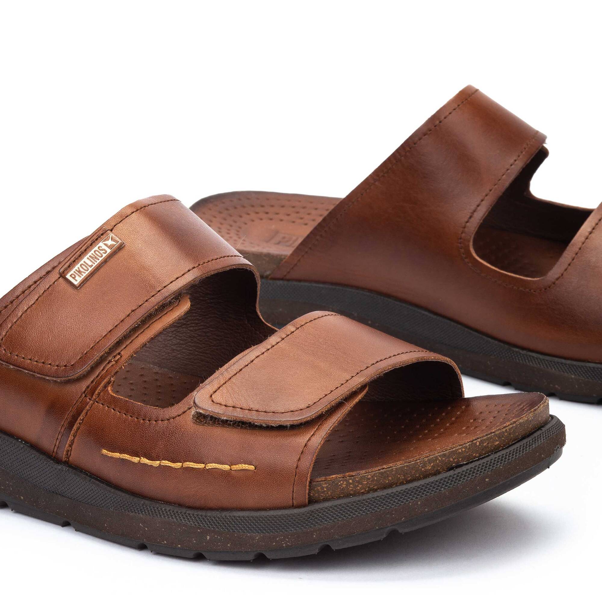 Sandales plates pour homme NIJAR avec fermeture à boucle