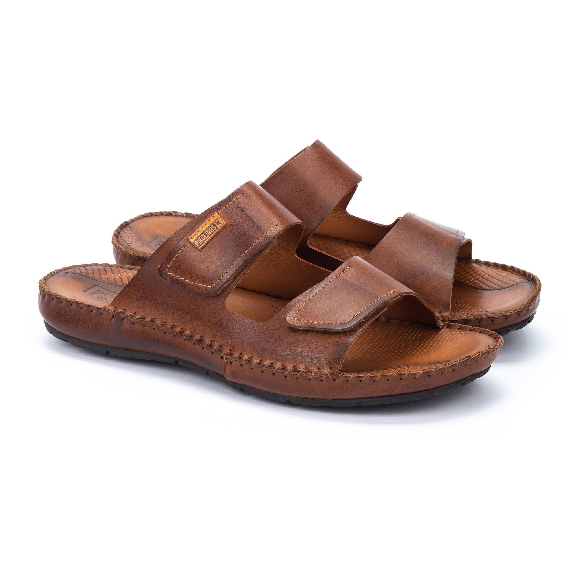 Sandales plates pour homme TARIFA avec fermeture à boucle