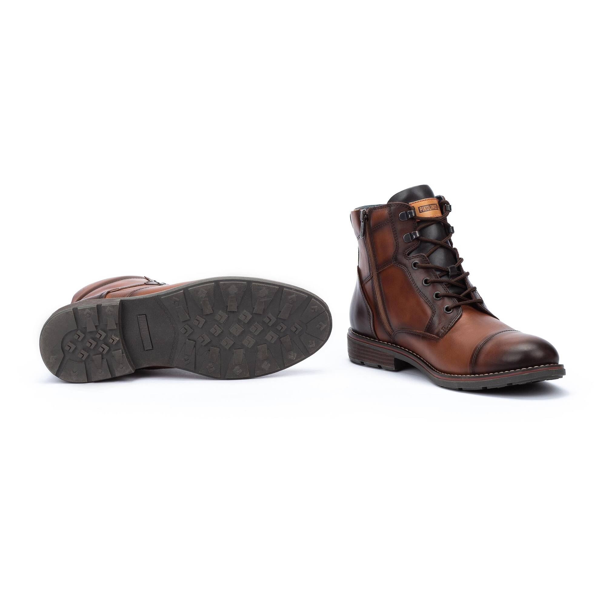 Bottes à lacets YORK avec fermeture éclair intérieure