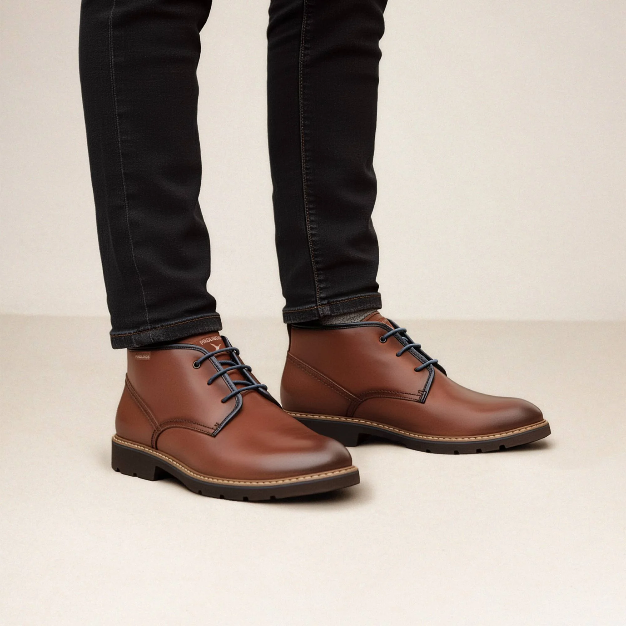 Bottes montantes à lacets pour homme ALARCON avec semelle légère