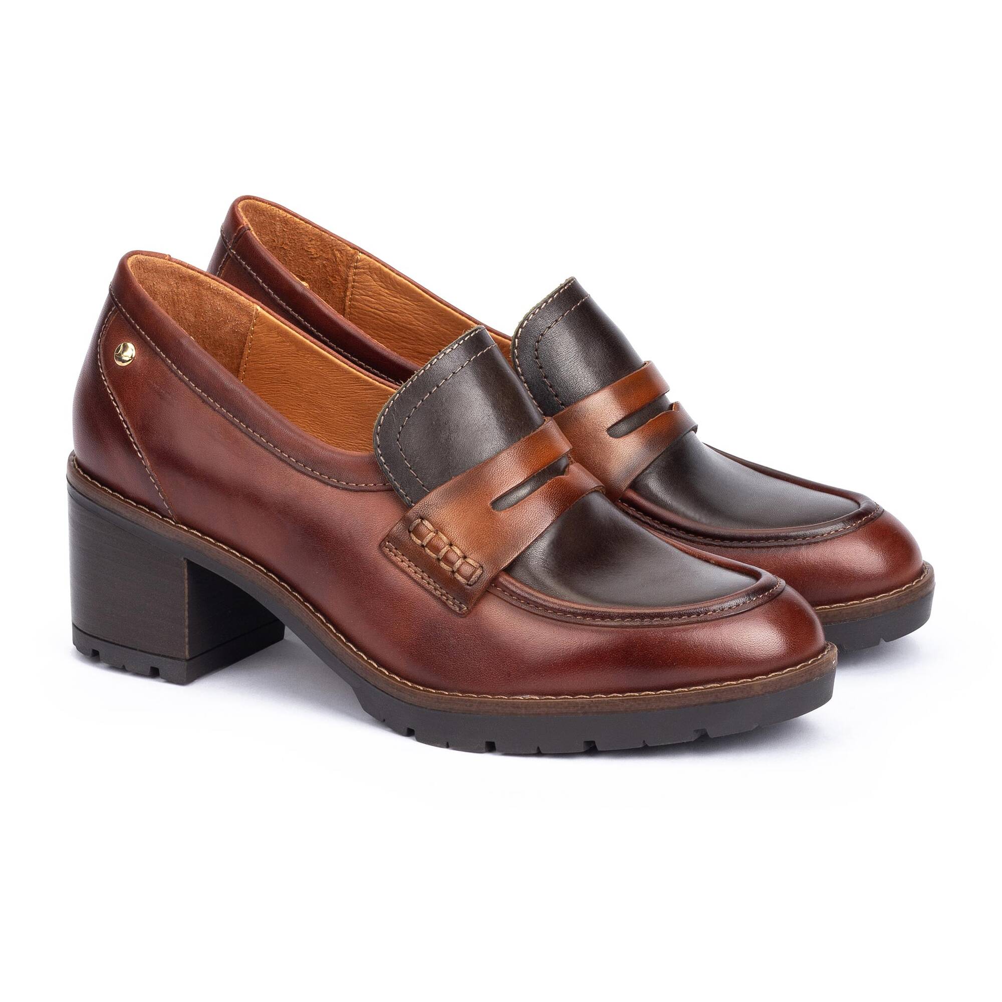 Mocassins à talon moyen pour femme LLANES