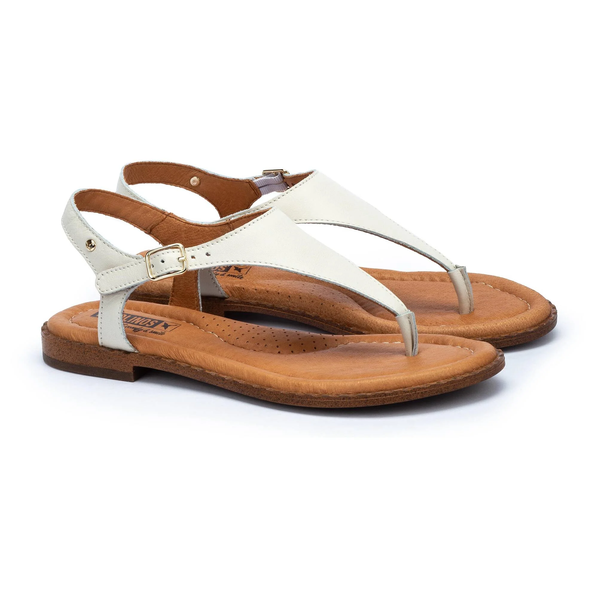 Sandales plates pour femme ALGAR avec boucle